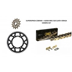 RACING VERIŽNI SET - SUPERSPROX ZOBNIKI + AFAM MR2 520 ZLATA VERIGA